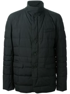 Herren Herno Daunenjacke Mit Stehkragen