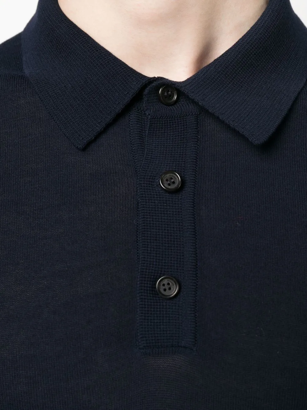 Herren Roberto Collina Polohemd Mit Feinem Strickmuster 5 Herren Roberto Collina Polohemd Mit Feinem Strickmuster – Bild 5