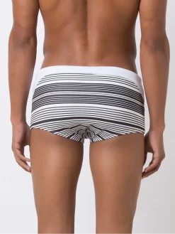 Herren Amir Slama Gestreifte Badehose -Modekollektions geschäft 11729565 8032241 1000