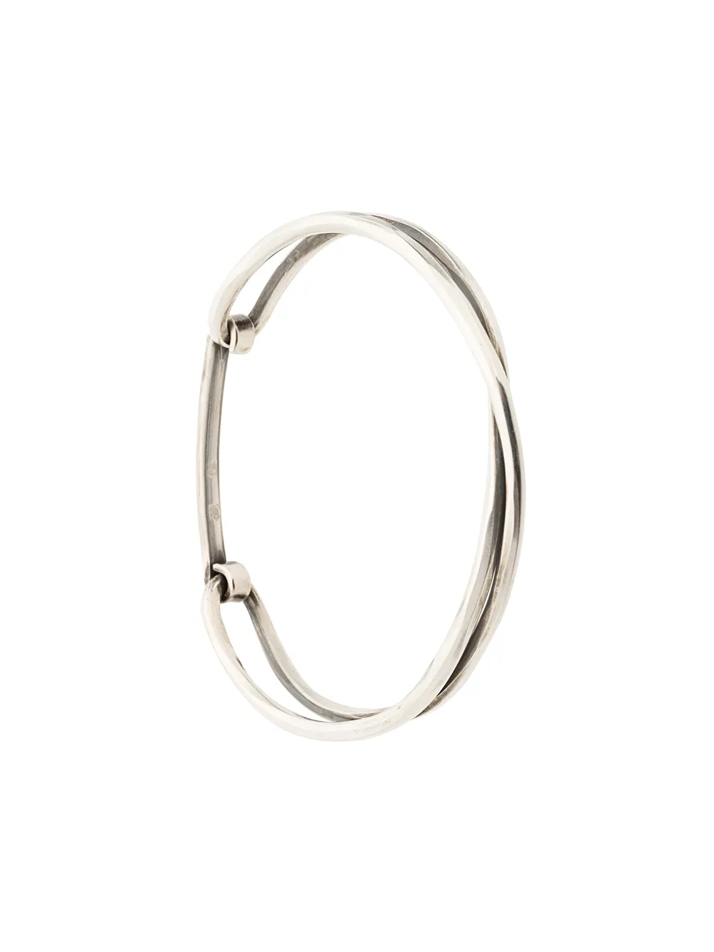 Damen WERKSTATT:MÜNCHEN 'Crossed' Silberarmreif 1 Damen WERKSTATT:MÜNCHEN 'Crossed' Silberarmreif