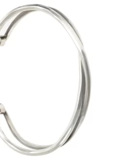 Damen WERKSTATT:MÜNCHEN 'Crossed' Silberarmreif 5 Damen WERKSTATT:MÜNCHEN 'Crossed' Silberarmreif -Modekollektions geschäft 12171678 10431796 1000