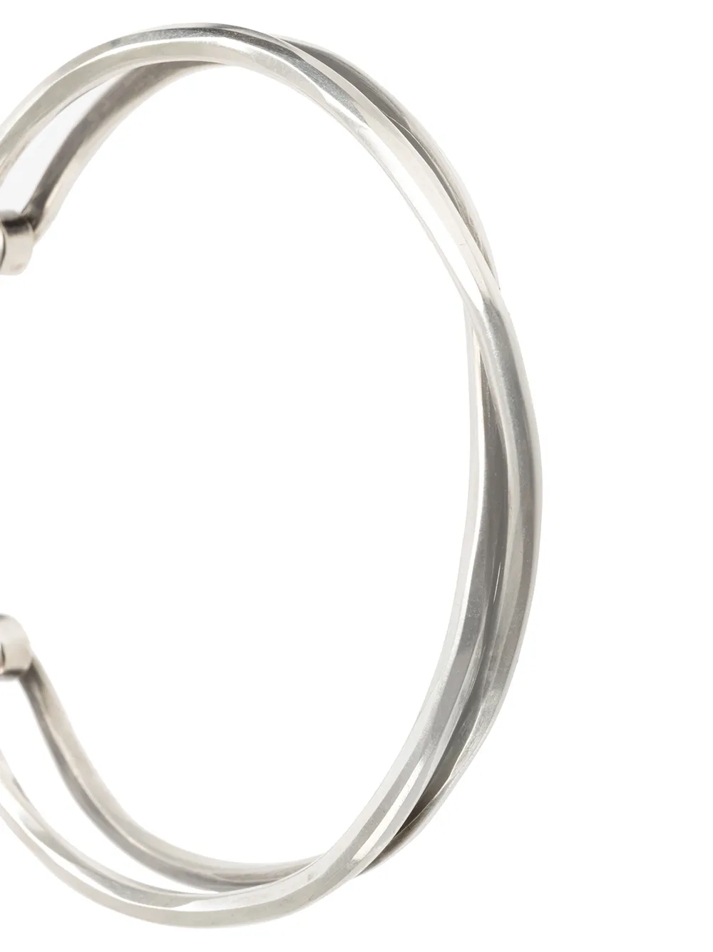 Damen WERKSTATT:MÜNCHEN 'Crossed' Silberarmreif 3 Damen WERKSTATT:MÜNCHEN 'Crossed' Silberarmreif – Bild 3