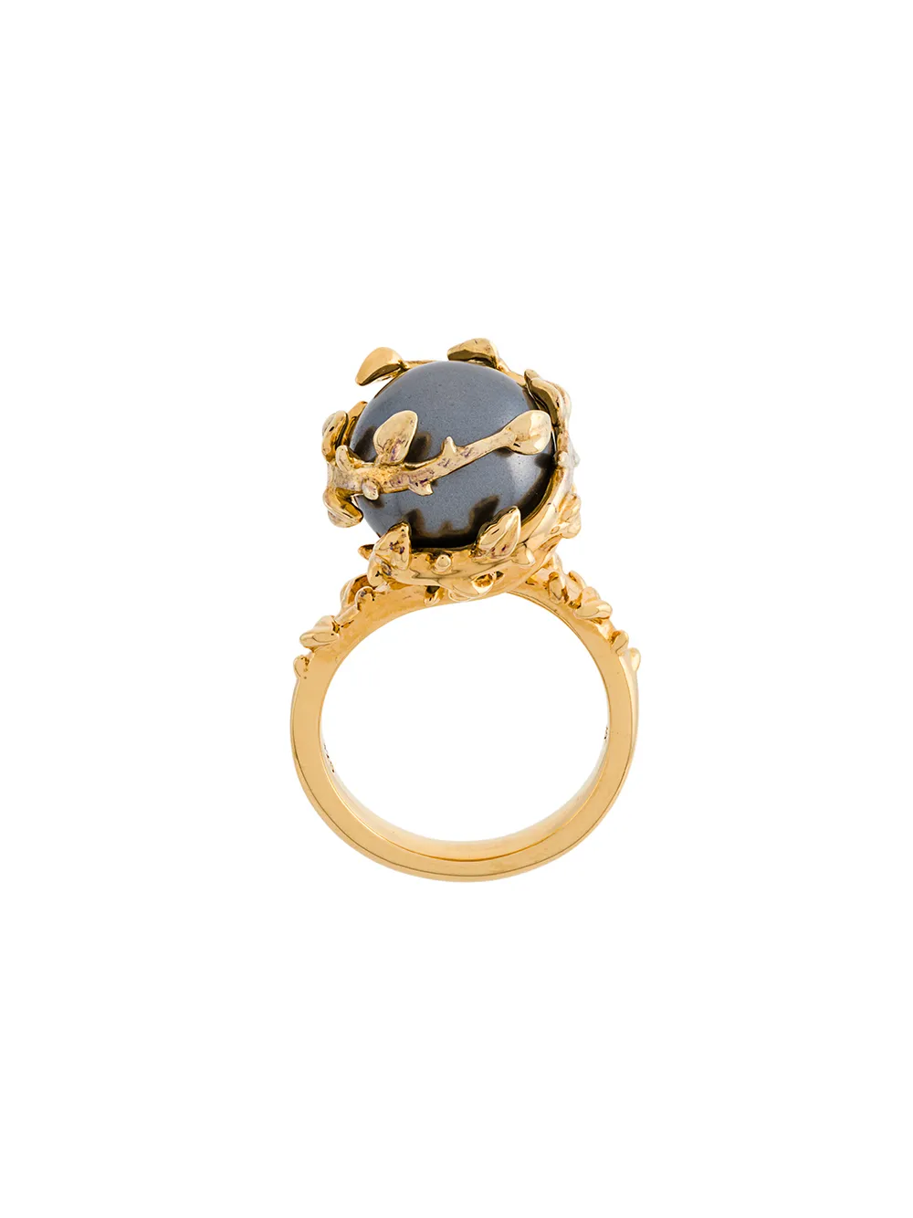 Damen Kasun London Vergoldeter 'Fairytale' Ring Mit Perle 1 Damen Kasun London Vergoldeter 'Fairytale' Ring Mit Perle
