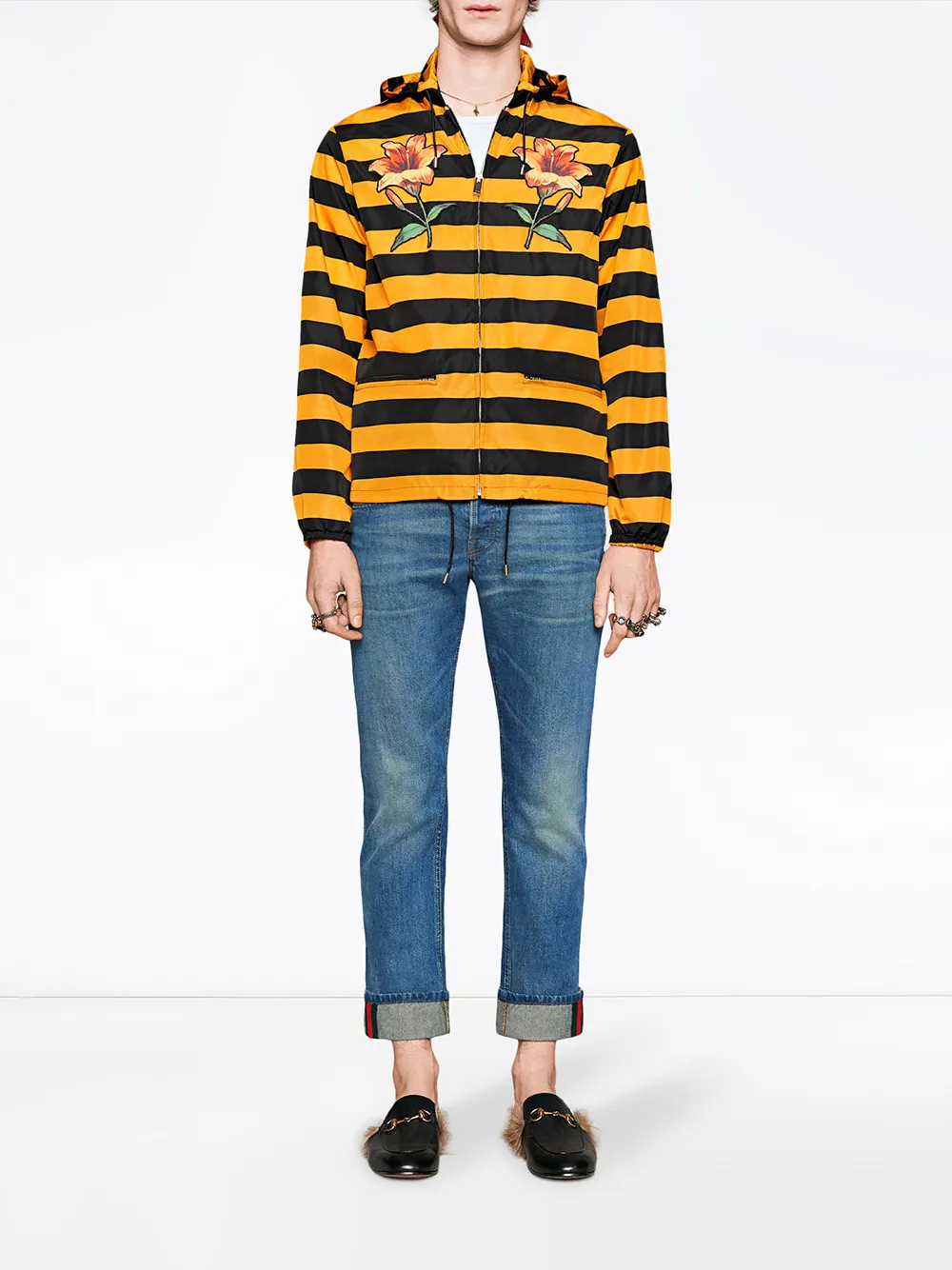 Herren Gucci Jeans Mit Webstreifen 2 Herren Gucci Jeans Mit Webstreifen – Bild 2