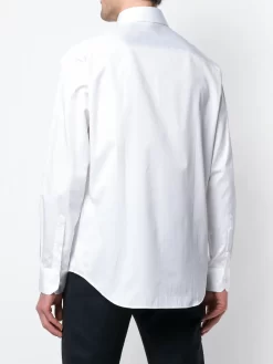 Herren Giorgio Armani Hemd Mit Eton-Kragen -Modekollektions geschäft 13499130 15901866 1000