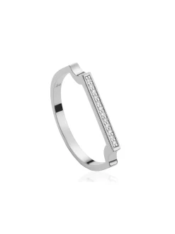 Damen Monica Vinader &apos;Signature&apos; Ring Mit Diamanten