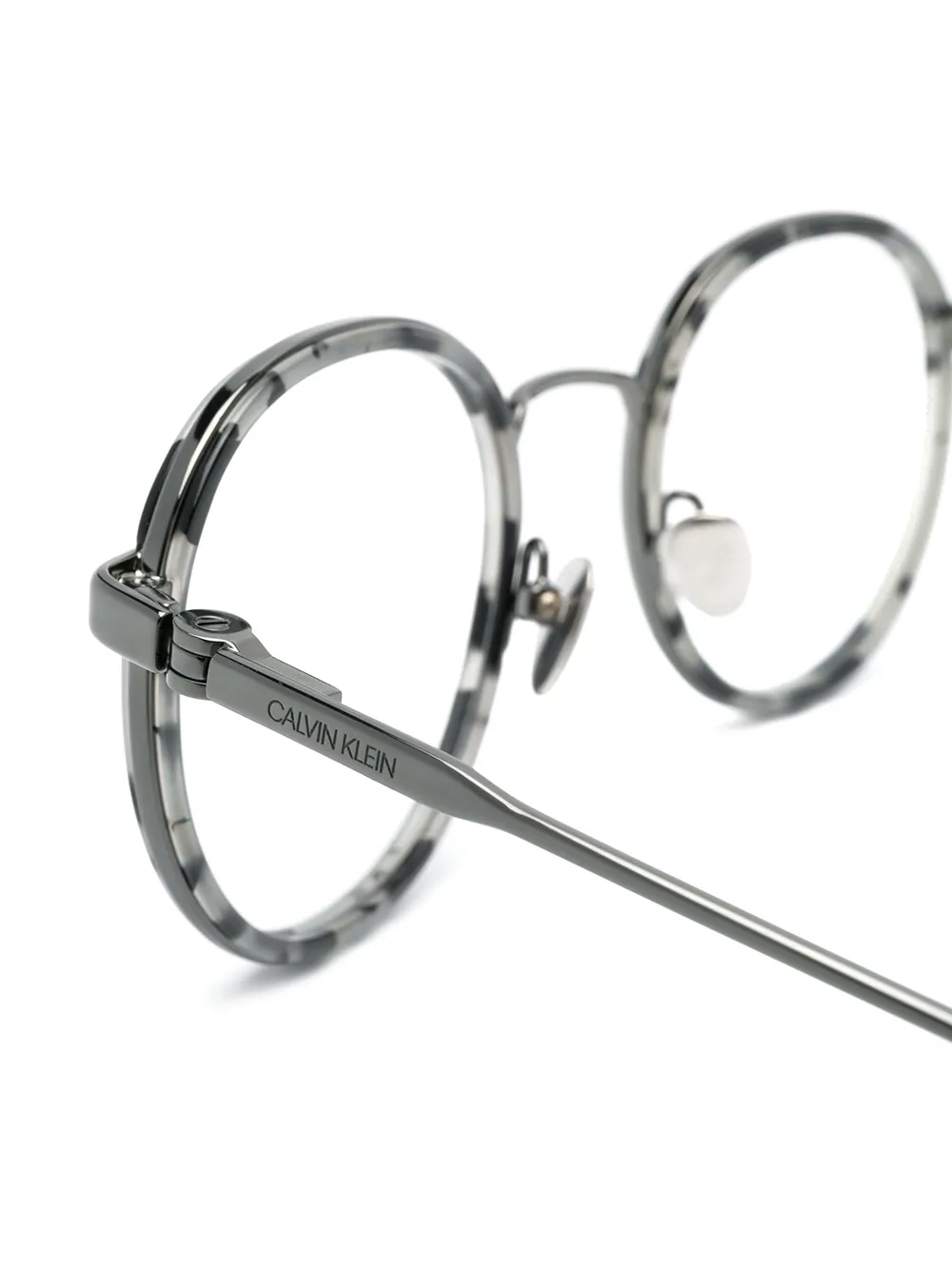 Damen Calvin Klein Brille Mit Rundem Gestell 3 Damen Calvin Klein Brille Mit Rundem Gestell – Bild 3