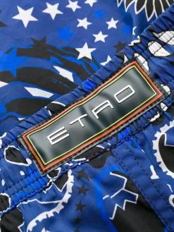 Herren ETRO Badeshorts Mit Abstraktem Print -Modekollektions geschäft 14761348 23974817 1000