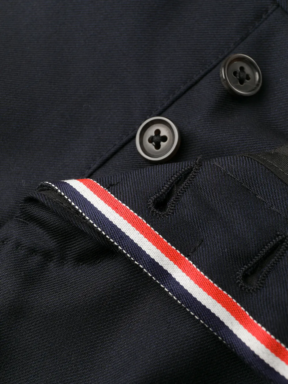 Herren Thom Browne Hose Mit Seitlichen Riegeln 6 Herren Thom Browne Hose Mit Seitlichen Riegeln – Bild 6