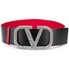 Damen Valentino Garavani VLOGO Gürtel Mit Kristallen