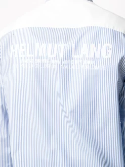 Herren Helmut Lang Gestreiftes Hemd -Modekollektions geschäft 15438785 27323091 1000