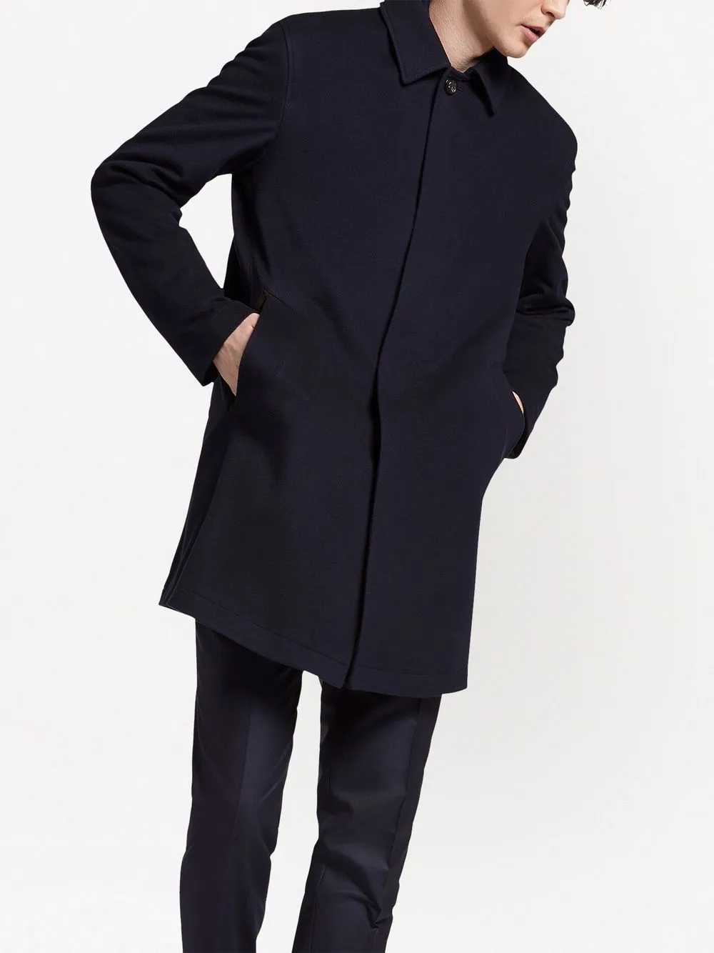 Herren Zegna Einreihiger Mantel 3 Herren Zegna Einreihiger Mantel – Bild 3