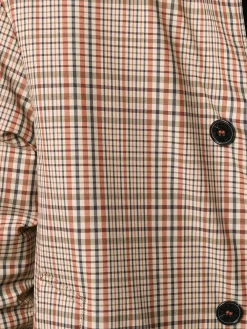 Herren Mackintosh Knielanger MILAN Mantel Mit Karomuster -Modekollektions geschäft 15479175 29729640 1000