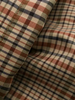 Herren Mackintosh Knielanger MILAN Mantel Mit Karomuster -Modekollektions geschäft 15479175 29744577 1000