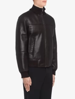 Herren Prada Funnel Neck Leather Jacket 7 Herren Prada Funnel Neck Leather Jacket -Modekollektions geschäft 15741264 28683430 1000