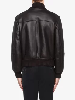 Herren Prada Funnel Neck Leather Jacket 8 Herren Prada Funnel Neck Leather Jacket -Modekollektions geschäft 15741264 28683433 1000