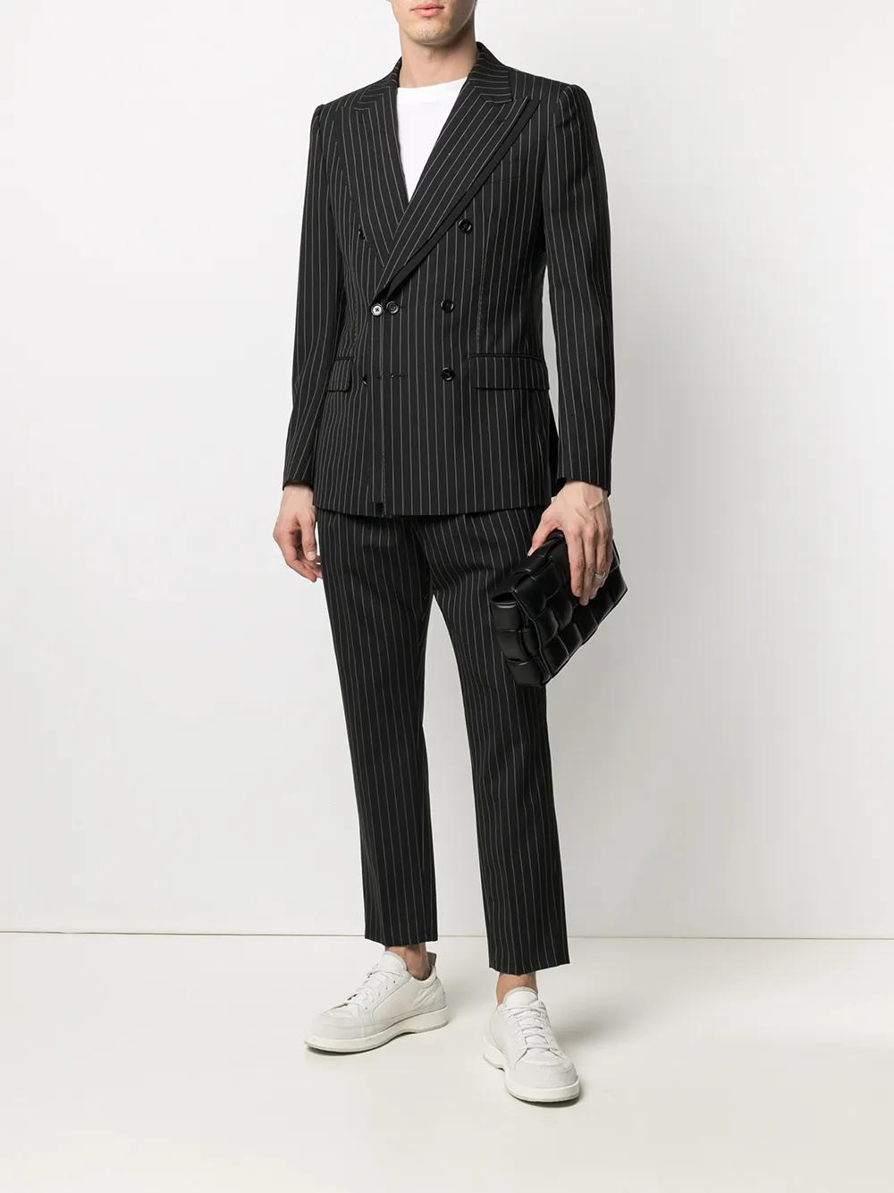 Herren Dolce & Gabbana Cropped-Hose Mit Nadelstreifen 2 Herren Dolce & Gabbana Cropped-Hose Mit Nadelstreifen – Bild 2