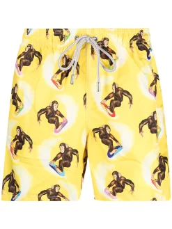 Herren MC2 Saint Barth Surfing-Monkey Badeshorts
