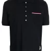 Herren Thom Browne Poloshirt Mit Streifendetail