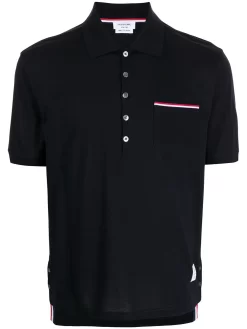 Herren Thom Browne Poloshirt Mit Streifendetail