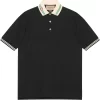 Herren Gucci Poloshirt Mit GG-Kragen