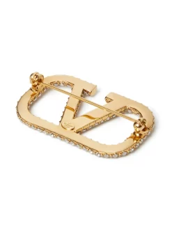 Damen Valentino Garavani Brosche Mit Kristallen -Modekollektions geschäft 16701048 50322315 1000