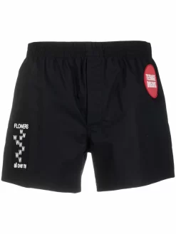 Herren Raf Simons Badeshorts Mit Patch