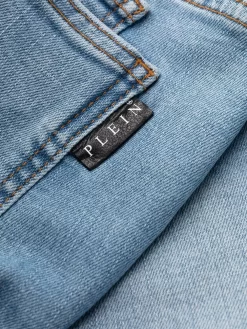 Herren Philipp Plein Slim-Fit-Jeans Mit Logo -Modekollektions geschäft 17158841 36807749 1000