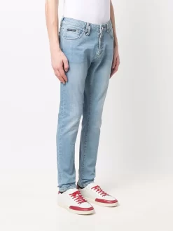 Herren Philipp Plein Slim-Fit-Jeans Mit Logo -Modekollektions geschäft 17158841 36808391 1000