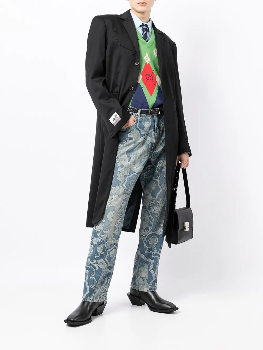 Herren Boramy Viguier Langer Mantel 2 Herren Boramy Viguier Langer Mantel – Bild 2