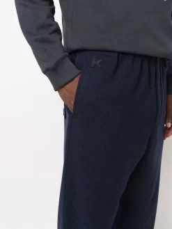 Herren Kenzo Gerade Hose Mit Logo-Patch -Modekollektions geschäft 17256038 35252992 1000