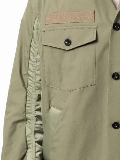 Herren Sacai Safarihemd Mit Knopfleiste -Modekollektions geschäft 17264462 35632846 1000