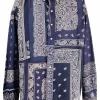 Herren Readymade Patchwork-Hemd Mit Bandana-Print