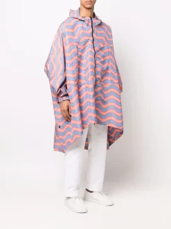 Herren Mackintosh Regenmantel Mit Wellen-Print 9 Herren Mackintosh Regenmantel Mit Wellen-Print -Modekollektions geschäft 17319708 38397670 1000