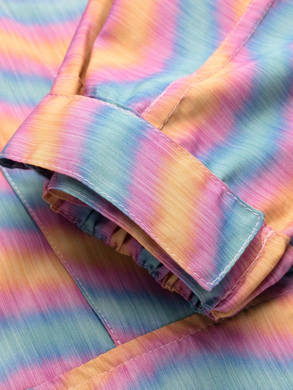 Herren Mackintosh Regenmantel Mit Wellen-Print 6 Herren Mackintosh Regenmantel Mit Wellen-Print – Bild 6