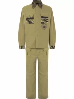 Herren Dolce & Gabbana Jumpsuit Mit Camouflagemuster