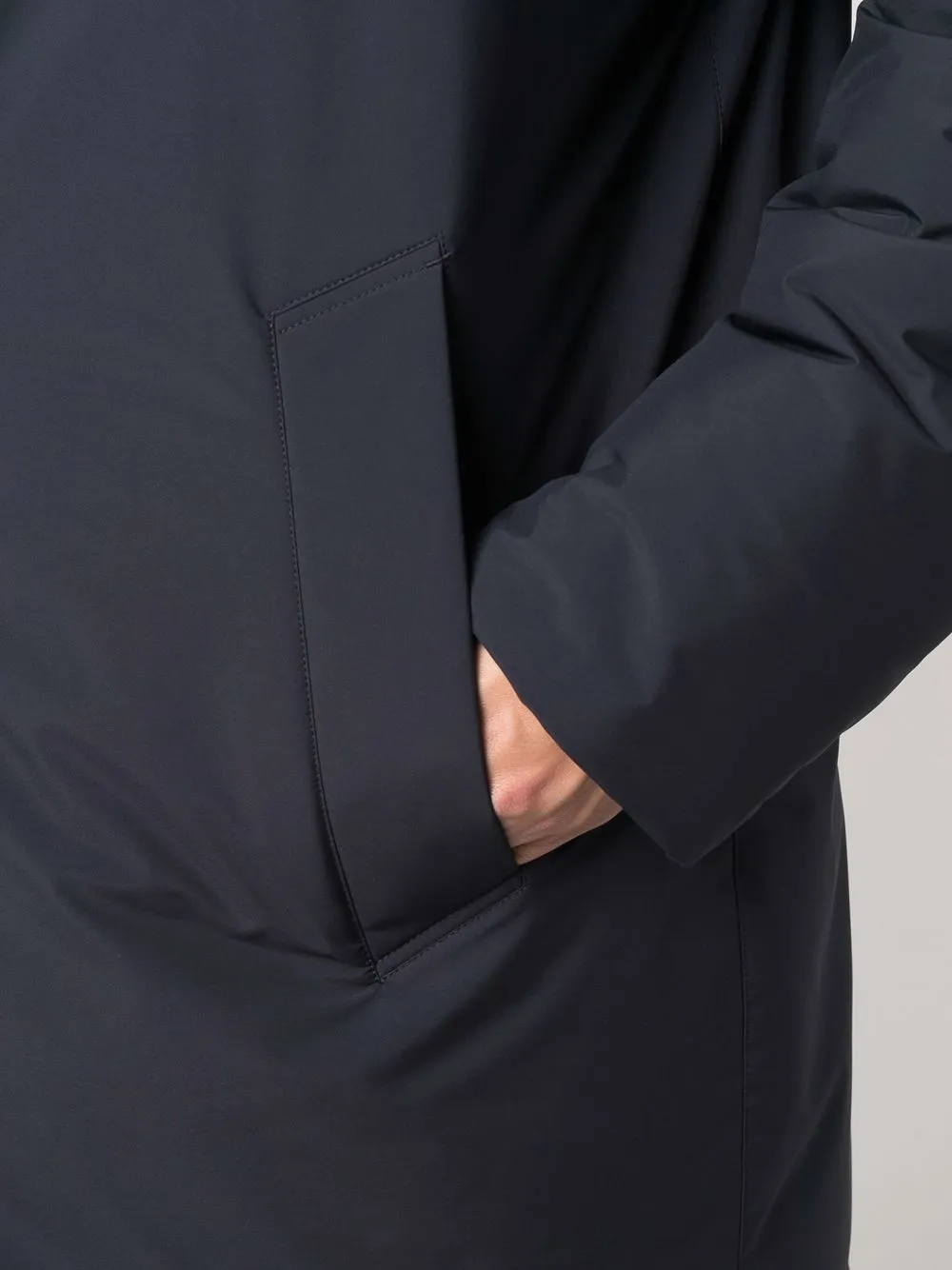 Herren Zegna Gefütterter Kapuzenmantel 5 Herren Zegna Gefütterter Kapuzenmantel – Bild 5