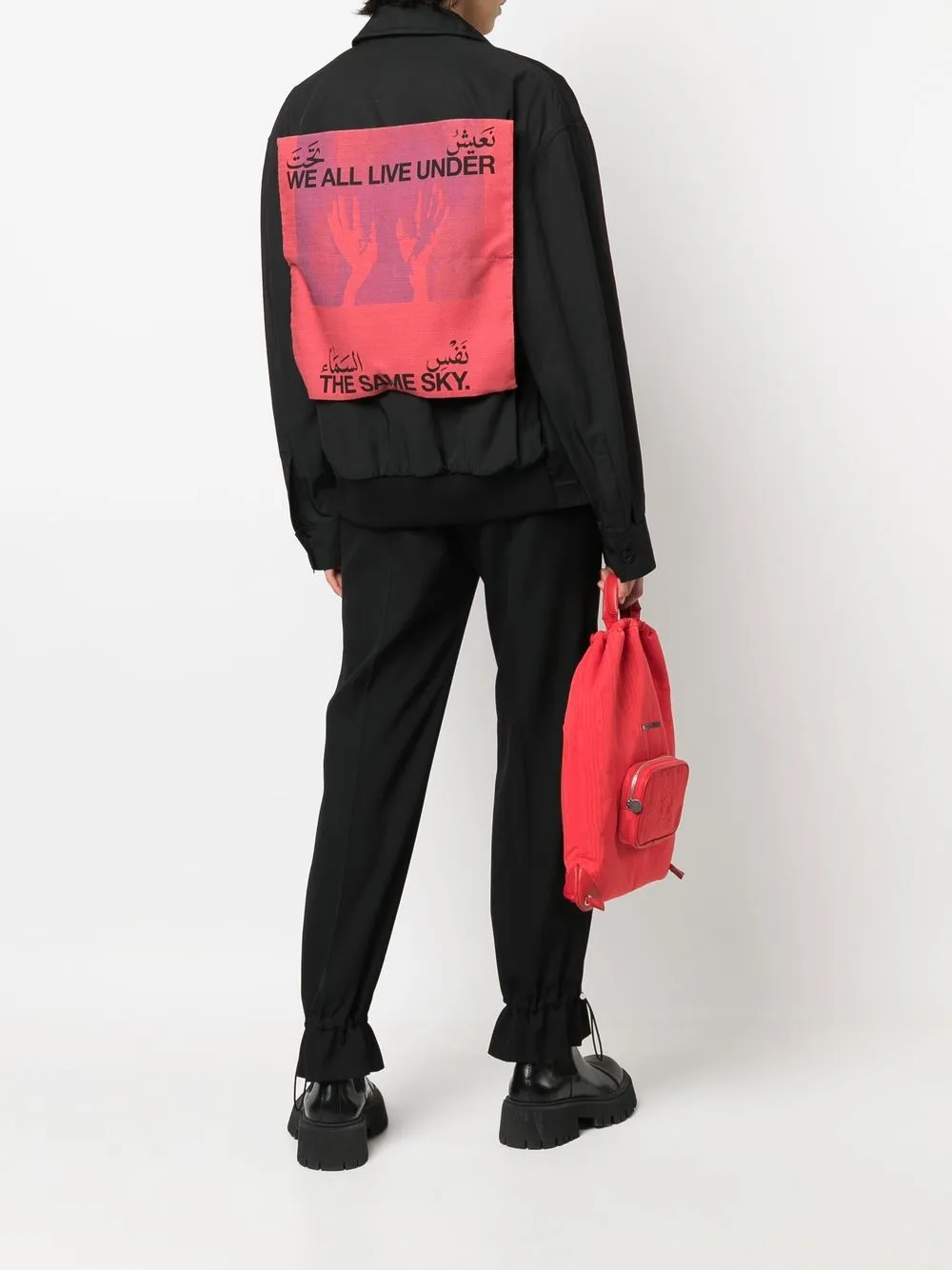 Herren Qasimi Bomberjacke Mit Grafischem Print 3 Herren Qasimi Bomberjacke Mit Grafischem Print – Bild 3