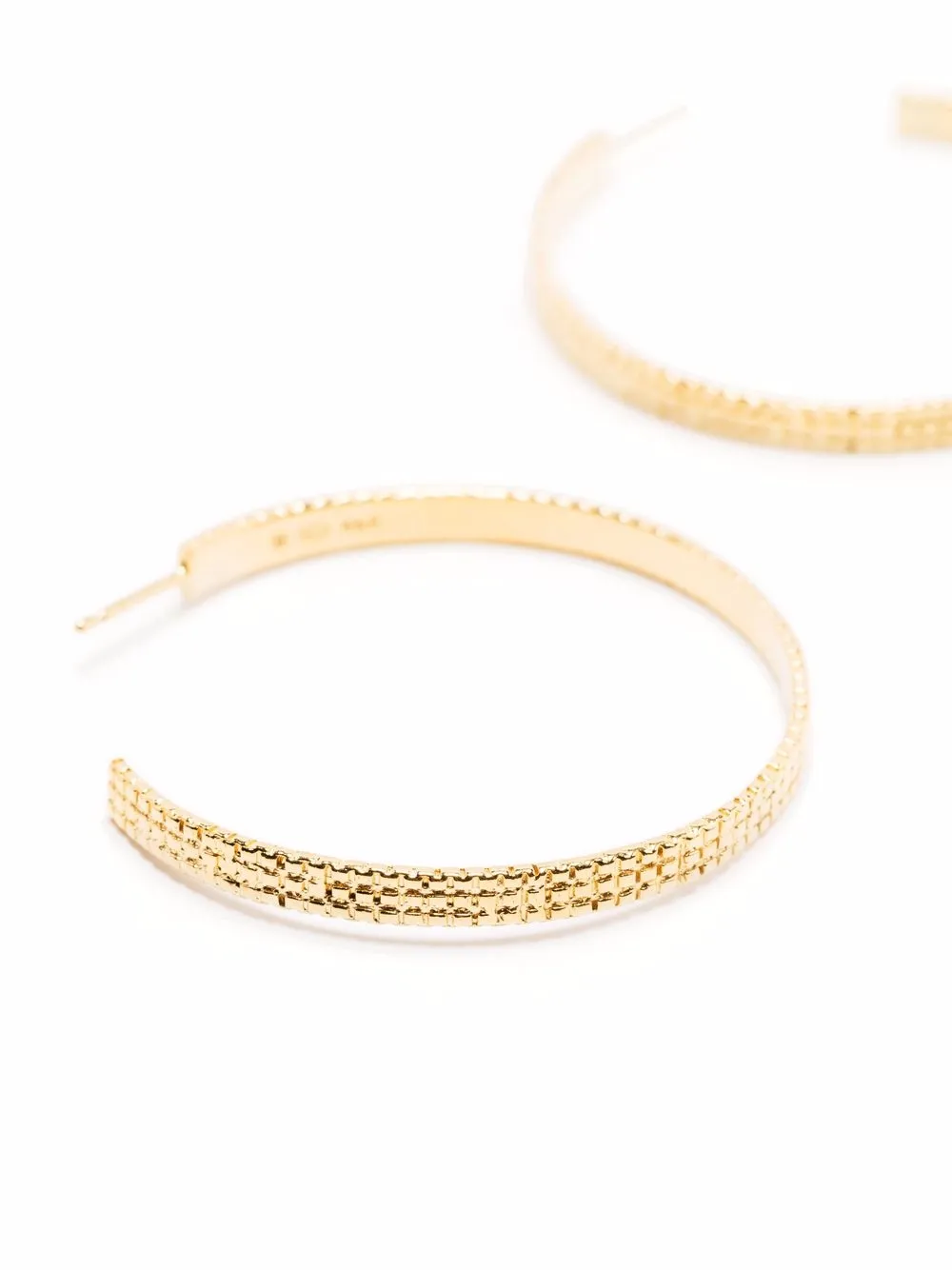 Damen Wouters & Hendrix Creolen Mit Texturen 3 Damen Wouters & Hendrix Creolen Mit Texturen – Bild 3