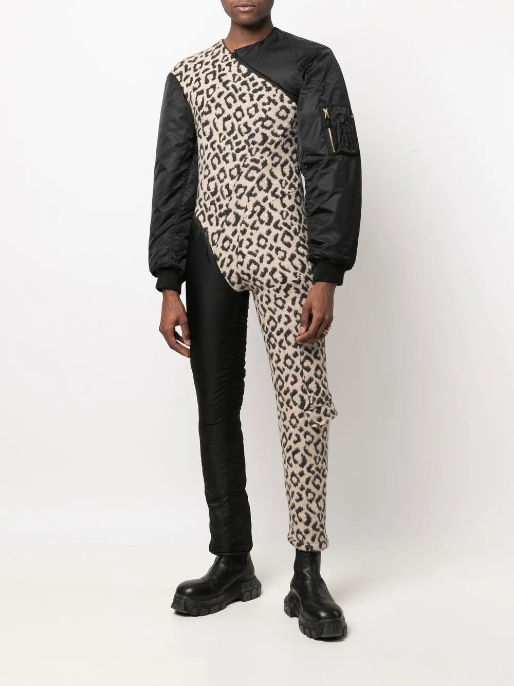 Herren Duran Lantink Jumpsuit Mit Leoparden-Print 2 Herren Duran Lantink Jumpsuit Mit Leoparden-Print – Bild 2