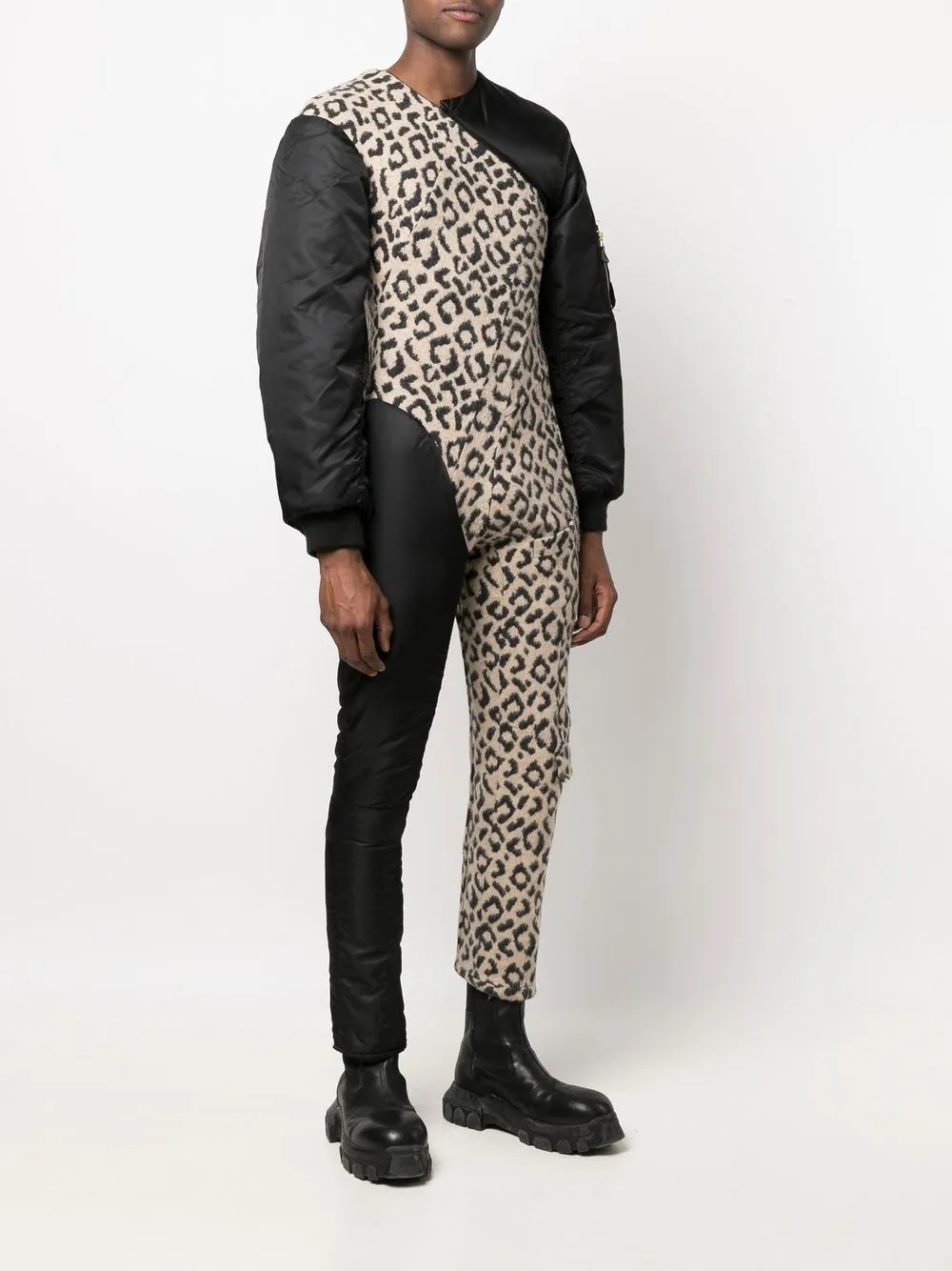 Herren Duran Lantink Jumpsuit Mit Leoparden-Print 4 Herren Duran Lantink Jumpsuit Mit Leoparden-Print – Bild 4