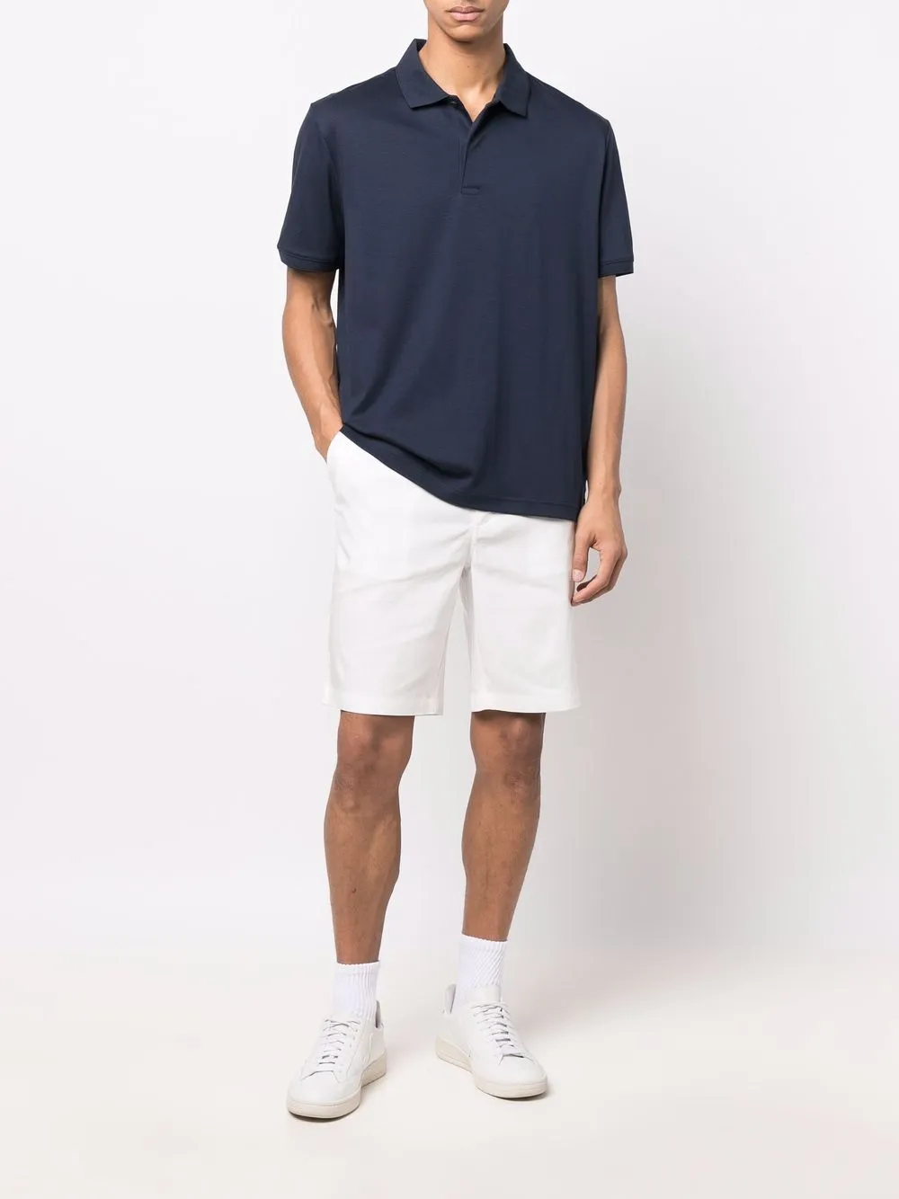 Herren Calvin Klein Poloshirt Mit Lockerem Schnitt 2 Herren Calvin Klein Poloshirt Mit Lockerem Schnitt – Bild 2