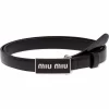 Damen Miu Miu Gürtel Mit Logo-Schnalle