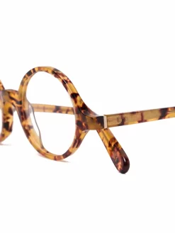 Damen Lesca Runde Brille In Schildpattoptik -Modekollektions geschäft 17822757 38221075 1000