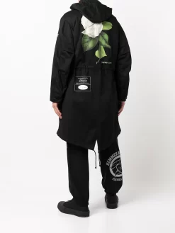 Herren Undercover Kapuzenjacke Mit Blumen-Print -Modekollektions geschäft 17846252 37968205 1000