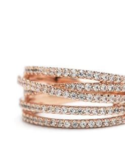 Damen APM Monaco Ring Mit Kristallen -Modekollektions geschäft 17928363 38238865 1000