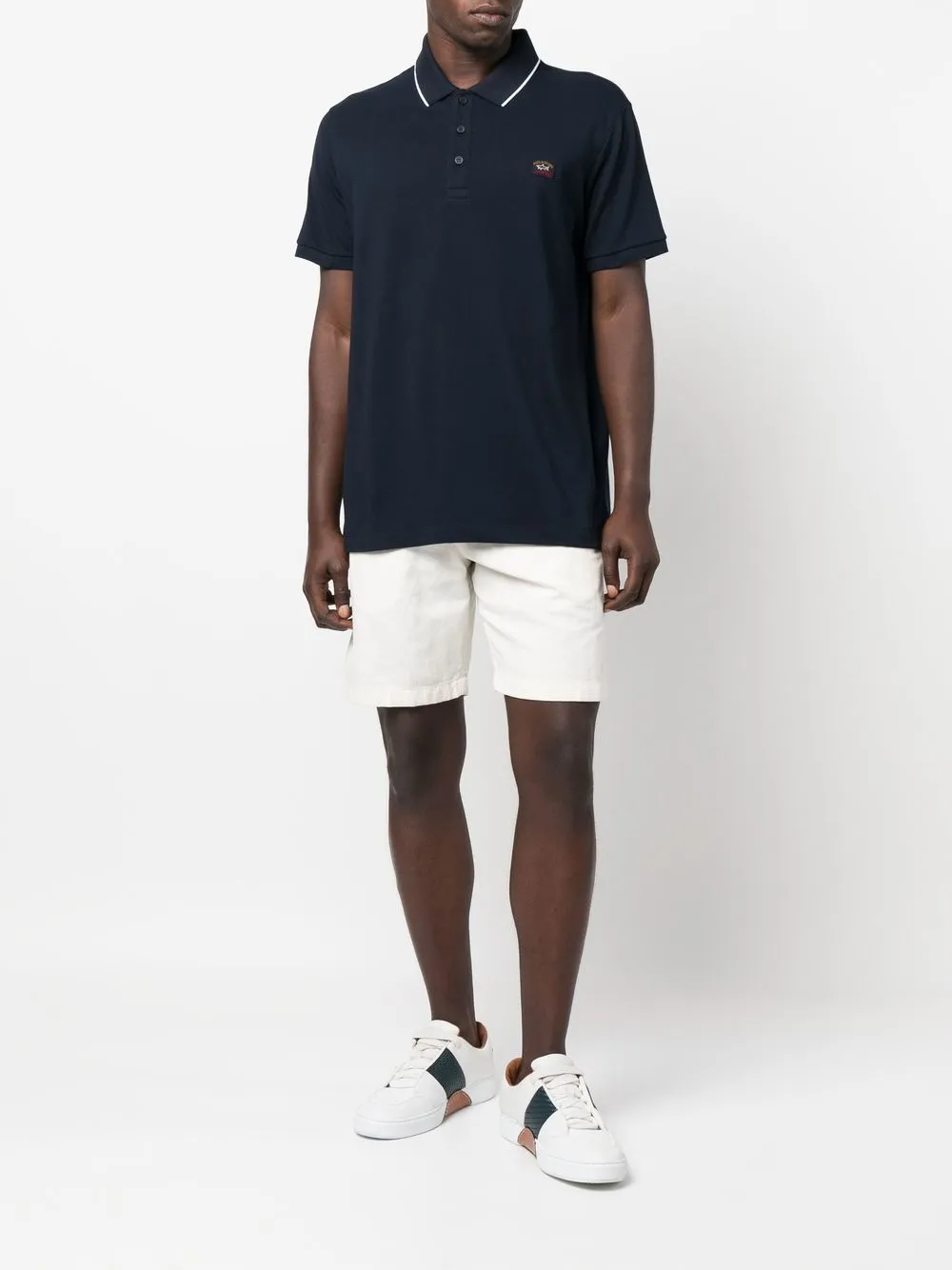 Paul&Shark Herren Paul & Shark Poloshirt Mit Logo-Patch 2 Paul&Shark Herren Paul & Shark Poloshirt Mit Logo-Patch – Bild 2