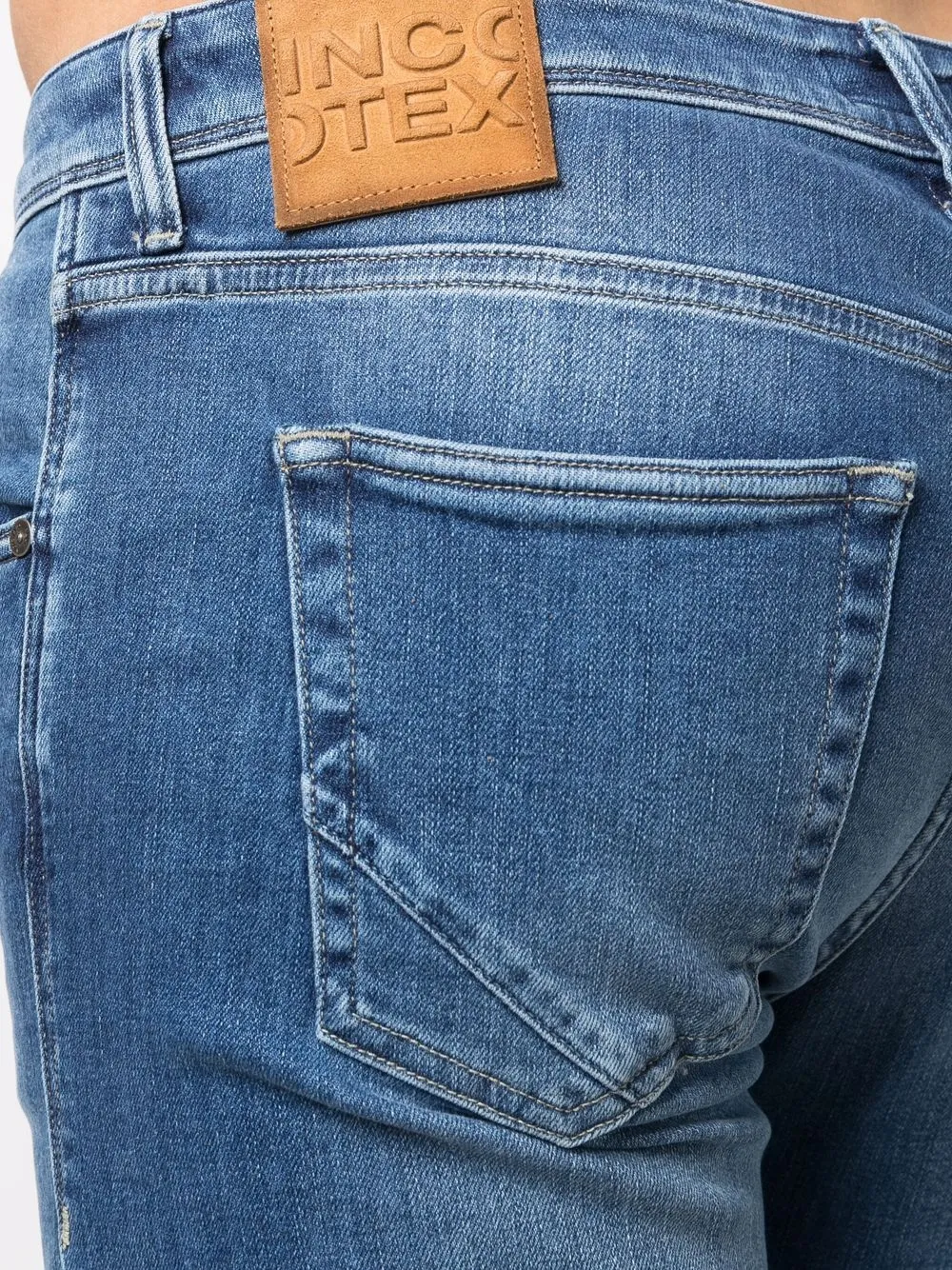 Herren Incotex Tief Sitzende Slim-Fit-Jeans 5 Herren Incotex Tief Sitzende Slim-Fit-Jeans – Bild 5