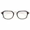 Damen Thom Browne Eyewear Eckige Brille In Schildpattoptik