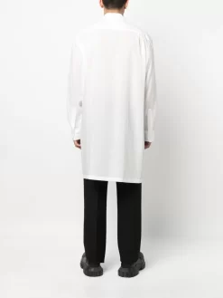 Herren Yohji Yamamoto M-Tack Hemd Mit Falten -Modekollektions geschäft 17978363 38016169 1000